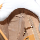 GUCCI Micro GG Supreme Shoulder Bag PVC Beige Gold 001 084 0259 Auth SW2278-19