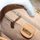 GUCCI Micro GG Supreme Shoulder Bag PVC Beige Gold 001 084 0259 Auth SW2278-20