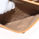 GUCCI Micro GG Supreme Shoulder Bag PVC Beige Gold 001 084 0259 Auth SW2278-22