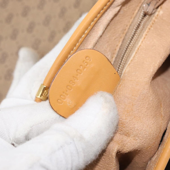 GUCCI Micro GG Supreme Shoulder Bag PVC Beige Gold 001 084 0259 Auth SW2278