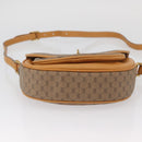GUCCI Micro GG Supreme Shoulder Bag PVC Beige Gold 001 084 0259 Auth SW2278-9