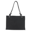 GUCCI GG Canvas Tote Bag Black Silver 109140 Auth SW2279A-2