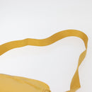PRADA Shoulder Bag Nylon Yellow Silver Auth SW2282A-14