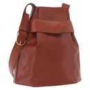 LOUIS VUITTON Epi Sac De Paul PM Shoulder Bag Brown M80203 LV Auth SW2283-1