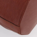 LOUIS VUITTON Epi Sac De Paul PM Shoulder Bag Brown M80203 LV Auth SW2283-10