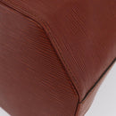 LOUIS VUITTON Epi Sac De Paul PM Shoulder Bag Brown M80203 LV Auth SW2283-11