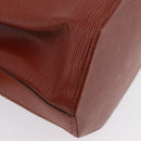 LOUIS VUITTON Epi Sac De Paul PM Shoulder Bag Brown M80203 LV Auth SW2283-12