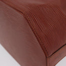 LOUIS VUITTON Epi Sac De Paul PM Shoulder Bag Brown M80203 LV Auth SW2283-13