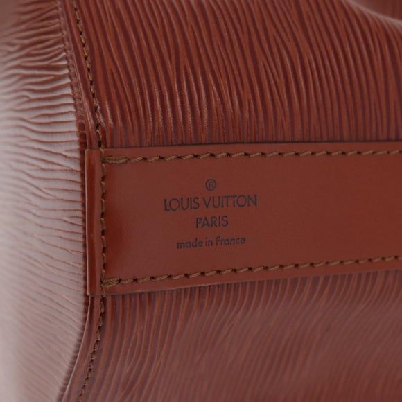 LOUIS VUITTON Epi Sac De Paul PM Shoulder Bag Brown M80203 LV Auth SW2283