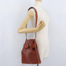 LOUIS VUITTON Epi Sac De Paul PM Shoulder Bag Brown M80203 LV Auth SW2283-19