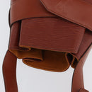 LOUIS VUITTON Epi Sac De Paul PM Shoulder Bag Brown M80203 LV Auth SW2283-6