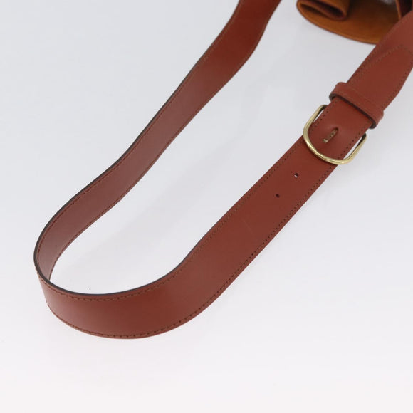 LOUIS VUITTON Epi Sac De Paul PM Shoulder Bag Brown M80203 LV Auth SW2283