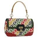 LOUIS VUITTON Monogram Velvet Chain Dolly Pochette Hand Bag M95208 Auth SW2287SM-1