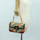 LOUIS VUITTON Monogram Velvet Chain Dolly Pochette Hand Bag M95208 Auth SW2287SM-22