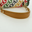 LOUIS VUITTON Monogram Velvet Chain Dolly Pochette Hand Bag M95208 Auth SW2287SM-7