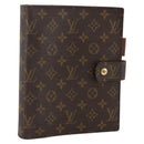 LOUIS VUITTON Monogram Agenda GM Day Planner Cover R20006 LV Auth SW2288A-1