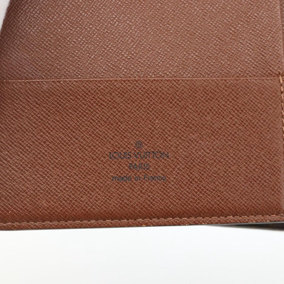 LOUIS VUITTON Monogram Agenda GM Day Planner Cover R20006 LV Auth SW2288A
