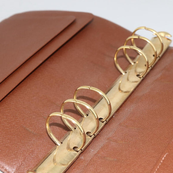 LOUIS VUITTON Monogram Agenda GM Day Planner Cover R20006 LV Auth SW2288A