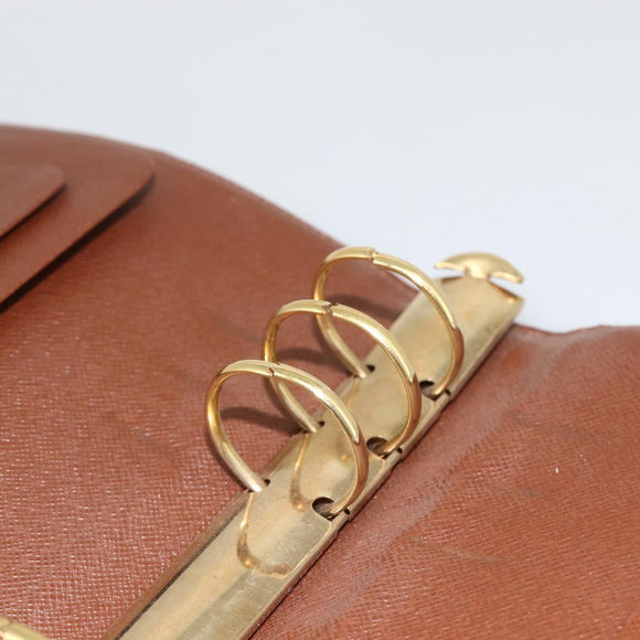LOUIS VUITTON Monogram Agenda GM Day Planner Cover R20006 LV Auth SW2288A