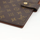 LOUIS VUITTON Monogram Agenda GM Day Planner Cover R20006 LV Auth SW2288A-7