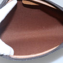 Christian Dior Honeycomb Canvas Shoulder Bag Black Gold Auth sw229-17