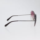 CHANEL Sunglasses metal Bordeaux CC Auth SW2292V-5
