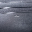 MCM Long Wallet Leather Black Silver MYLDATA04 Auth SW2293V-18
