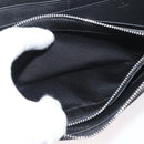 MCM Long Wallet Leather Black Silver MYLDATA04 Auth SW2293V-10