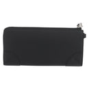 MCM Long Wallet Leather Black Silver MYLDATA04 Auth SW2293V-2
