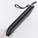 MCM Long Wallet Leather Black Silver MYLDATA04 Auth SW2293V-5