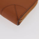 MCM Long Wallet Leather Brown Gold MYLDATA04 Auth SW2294V-10