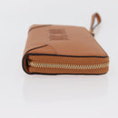 MCM Long Wallet Leather Brown Gold MYLDATA04 Auth SW2294V-4