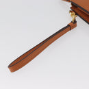 MCM Long Wallet Leather Brown Gold MYLDATA04 Auth SW2294V-7