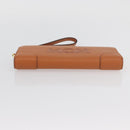 MCM Long Wallet Leather Brown Gold MYLDATA04 Auth SW2294V-8