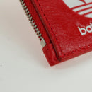 BALENCIAGA adidas Collaboration Fragment Case Leather Red 721894 Auth SW2295M-11