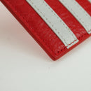 BALENCIAGA adidas Collaboration Fragment Case Leather Red 721894 Auth SW2295M-13