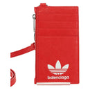 BALENCIAGA adidas Collaboration Fragment Case Leather Red 721894 Auth SW2295M-2