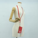 BALENCIAGA adidas Collaboration Fragment Case Leather Red 721894 Auth SW2295M-24
