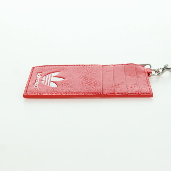 BALENCIAGA adidas Collaboration Fragment Case Leather Red 721894 Auth SW2295M