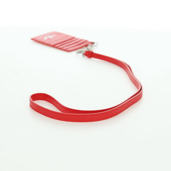 BALENCIAGA adidas Collaboration Fragment Case Leather Red 721894 Auth SW2295M