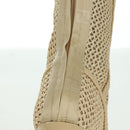 FENDI High Boots Raffia Beige 8T8083 Auth SW2296SM-11