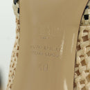FENDI High Boots Raffia Beige 8T8083 Auth SW2296SM-17