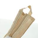 FENDI High Boots Raffia Beige 8T8083 Auth SW2296SM-18