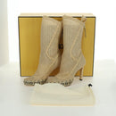 FENDI High Boots Raffia Beige 8T8083 Auth SW2296SM-21