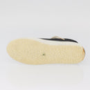 CHANEL High Cut Sneakers Canvas Black White A01852 CC Auth SW2298A-7