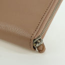BALENCIAGA Continental Long Wallet Leather Pink Silver 390187 Auth SW2300M-16