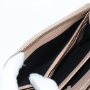 BALENCIAGA Continental Long Wallet Leather Pink Silver 390187 Auth SW2300M-21