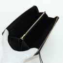 BALENCIAGA Neo Classic Continental Wallet Leather Black Gold 640115 Auth SW2301M-9