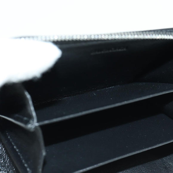 BALENCIAGA Coin Purse Leather Black 616911 Auth SW2306M
