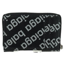 BALENCIAGA Coin Purse Leather Black 616911 Auth SW2306M-2